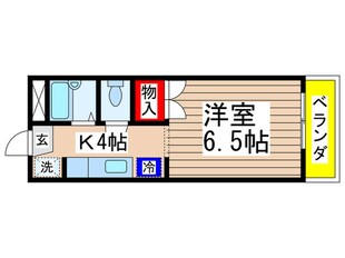 サウスワード検見川の物件間取画像